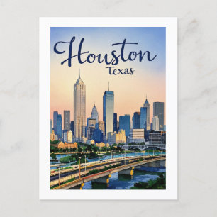 Postkarte Houston Texas