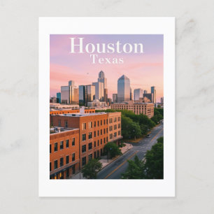 Postkarte Houston Texas