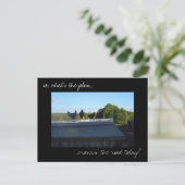 Postkarte "Hühnerpläne" für das Foto (Stehend Vorderseite)