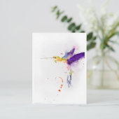 Postkarte - Humming Bird (Stehend Vorderseite)