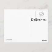 Postkarte Hummingbird (Rückseite)