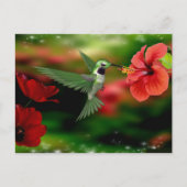 Postkarte Hummingbird (Vorderseite)