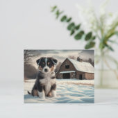 Postkarte Hund Serie 6 04 (Stehend Vorderseite)