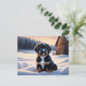 Postkarte Hund Serie 6 07 (Stehend Vorderseite)