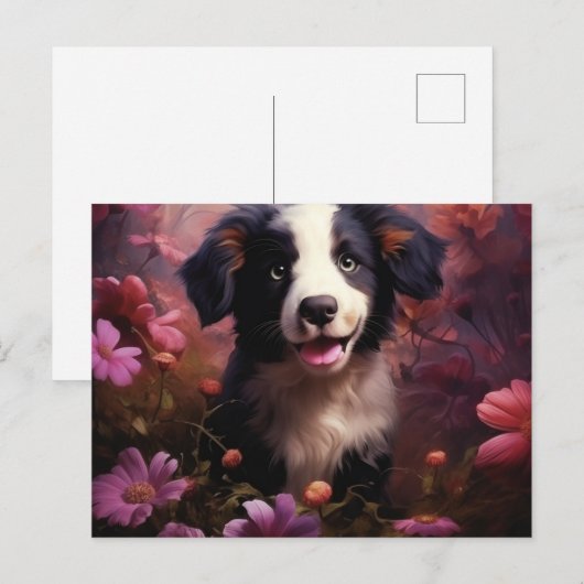 Postkarte Hundehaub (Vorne/Hinten)