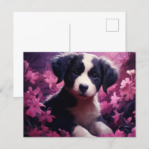 Postkarte Hundehaus