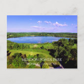 Postkarte: Hundert Acre Pond in Mendon Postkarte (Vorderseite)