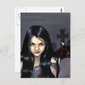 Postkarte "Hungerschmerzen" (Vorne/Hinten)