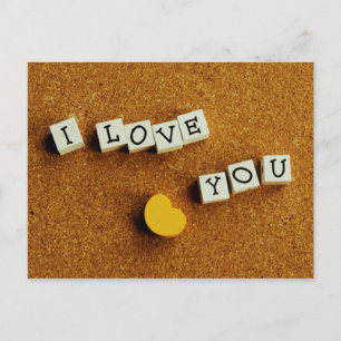 Postkarte "I Liebe You"