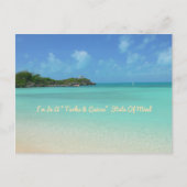 Postkarte "Ich bin in einem "Turks und Caicos" Sta (Vorderseite)