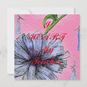 Postkarte "Ich höre meinen Lehrer"