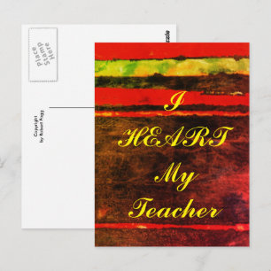Postkarte "Ich höre meinen Lehrer"