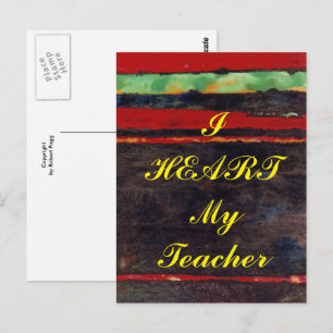 Postkarte "Ich höre meinen Lehrer"