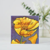 Postkarte "Ich höre meinen Lehrer" (Stehend Vorderseite)