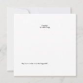 Postkarte "Ich höre meinen Lehrer" (Rückseite)