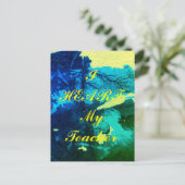 Postkarte "Ich höre meinen Lehrer" (Stehend Vorderseite)