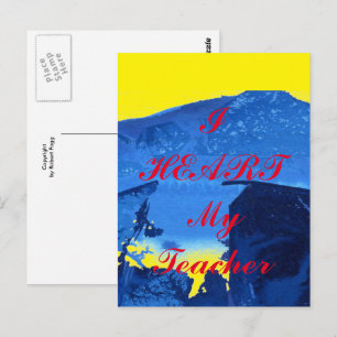 Postkarte "Ich höre meinen Lehrer"