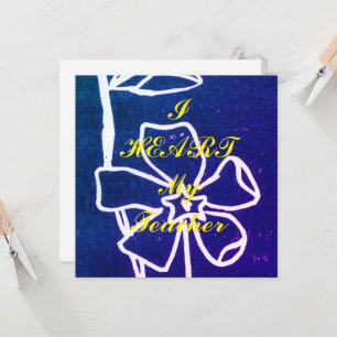 Postkarte "Ich höre meinen Lehrer"