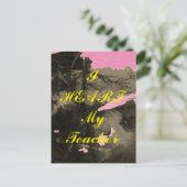 Postkarte "Ich höre meinen Lehrer" (Stehend Vorderseite)