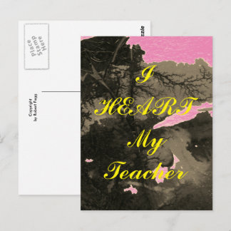 Postkarte "Ich höre meinen Lehrer"