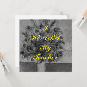 Postkarte "Ich höre meinen Lehrer"