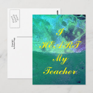 Postkarte "Ich höre meinen Lehrer"