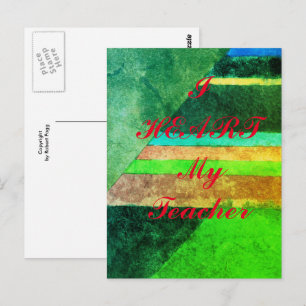 Postkarte "Ich höre meinen Lehrer"