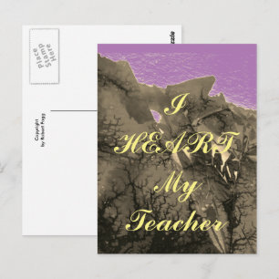 Postkarte "Ich höre meinen Lehrer"