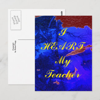 Postkarte "Ich höre meinen Lehrer"