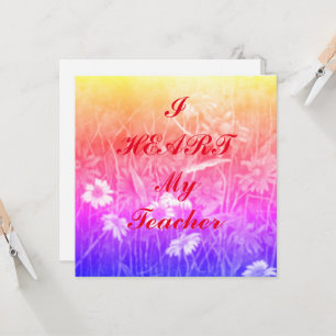 Postkarte "Ich höre meinen Lehrer"