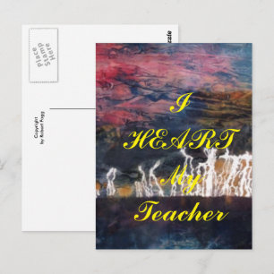 Postkarte "Ich höre meinen Lehrer"