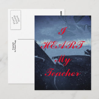 Postkarte "Ich höre meinen Lehrer"