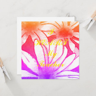 Postkarte "Ich höre meinen Lehrer"