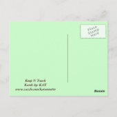 Postkarte, ich vermisse dich postkarte (Rückseite)