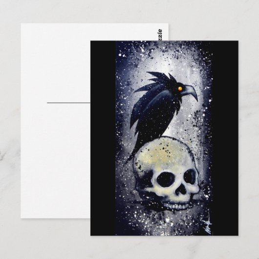 Postkarte "Ich warte" (Vorne/Hinten)