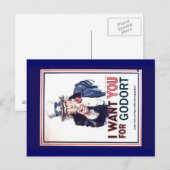 Postkarte - Ich Wollte Sie für GODORT (Vorne/Hinten)
