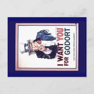 Postkarte - Ich Wollte Sie für GODORT