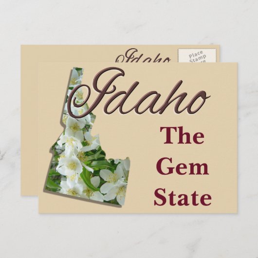 Postkarte - IDAHO (Vorne/Hinten)