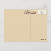 Postkarte - IDAHO (Rückseite)