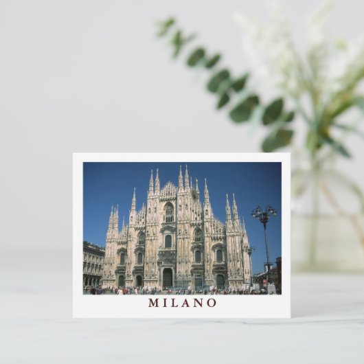 Postkarte "Il Duomo, Milano" (Stehend Vorderseite)