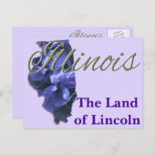 Postkarte - ILLINOIS (Vorne/Hinten)