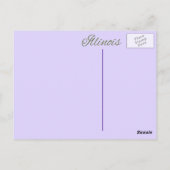 Postkarte - ILLINOIS (Rückseite)