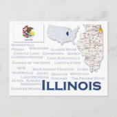 Postkarte "Illinois" (Vorderseite)