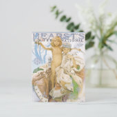 Postkarte: Illustration des Magazins Mucha Postkarte (Stehend Vorderseite)