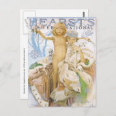 Postkarte: Illustration des Magazins Mucha Postkarte (Vorne/Hinten)