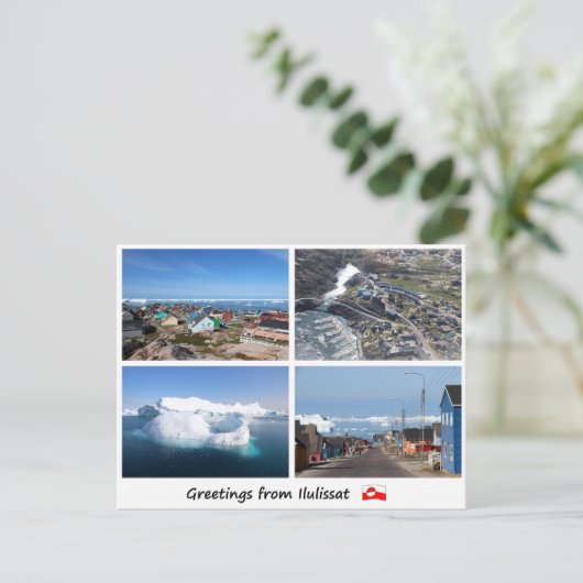 Postkarte Ilulissat (Stehend Vorderseite)
