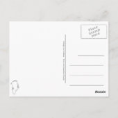 Postkarte Ilulissat Mitternachtssonne (Rückseite)