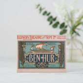 Postkarte im alten Theaterstil (Stehend Vorderseite)