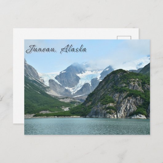 Postkarte im Juneau Alaska (Vorne/Hinten)