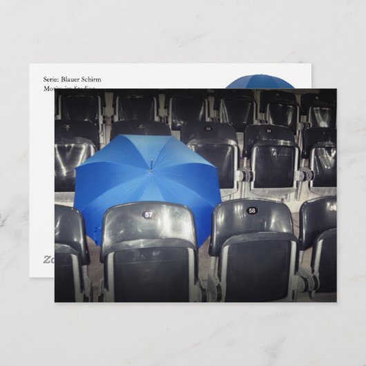 Postkarte - im Stadion (Vorne/Hinten)